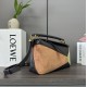 Premium Replica Loewe Puzzle Edge Small Bag Multicolored Leather/Suede Clone