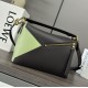 Premium Replica Loewe Puzzle Edge Small Bag Multicolored Leather/Suede Clone