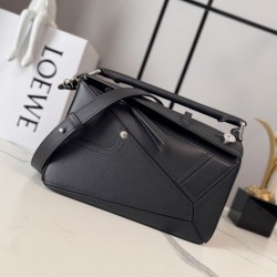 Premium Replica Loewe Panta Puzzle Small Bag Black Clone