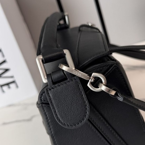 Premium Replica Loewe Panta Puzzle Small Bag Black Clone