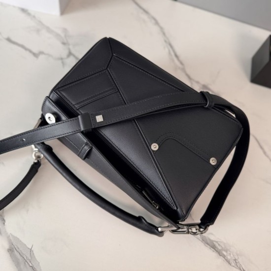 Premium Replica Loewe Panta Puzzle Small Bag Black Clone