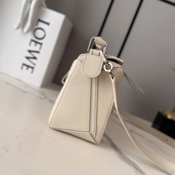 Premium Replica Loewe Panta Puzzle Small Bag Beige Clone