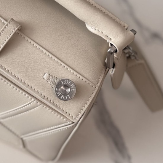 Premium Replica Loewe Panta Puzzle Small Bag Beige Clone