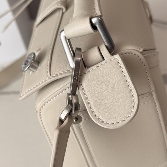 Premium Replica Loewe Panta Puzzle Small Bag Beige Clone