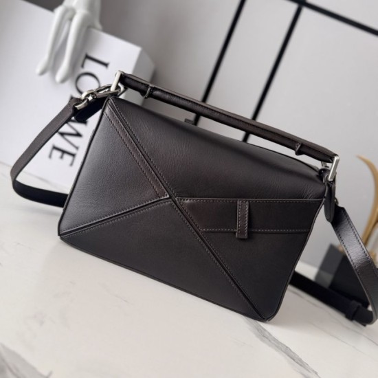 Premium Replica Loewe Panta Puzzle Small Bag Chocolate Clone