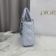 Premium Replica Dior Lady Dior Mini Cannage Bag Blue Clone