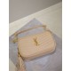 Premium Replica YSL Saint Laurent Lou Mini Quilted Shoulder Bag Apricot Clone
