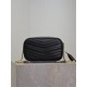 Premium Replica YSL Saint Laurent Lou Mini Quilted Shoulder Bag Black Clone