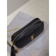 Premium Replica YSL Saint Laurent Lou Mini Quilted Shoulder Bag Black Clone