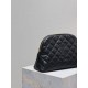 Premium Replica YSL Saint Laurent Cassandre Large Quilted and Embroidered Clutch Black Clone