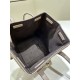Premium Replica Fendi Origami Mini Jacquard Tote Bag Brown Clone