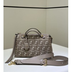 Premium Replica Fendi By The Way Medium Soft Handbag Brown Clone