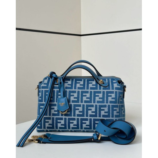 Premium Replica Fendi By The Way Medium Soft Handbag Blue Clone