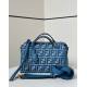 Premium Replica Fendi By The Way Medium Soft Handbag Blue Clone