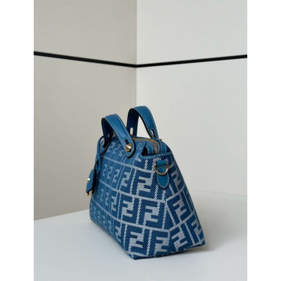 Premium Replica Fendi By The Way Medium Soft Handbag Blue Clone