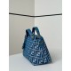 Premium Replica Fendi By The Way Medium Soft Handbag Blue Clone