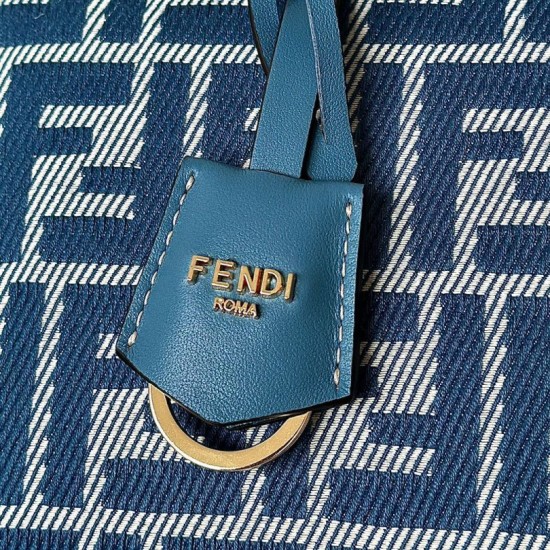 Premium Replica Fendi By The Way Medium Soft Handbag Blue Clone