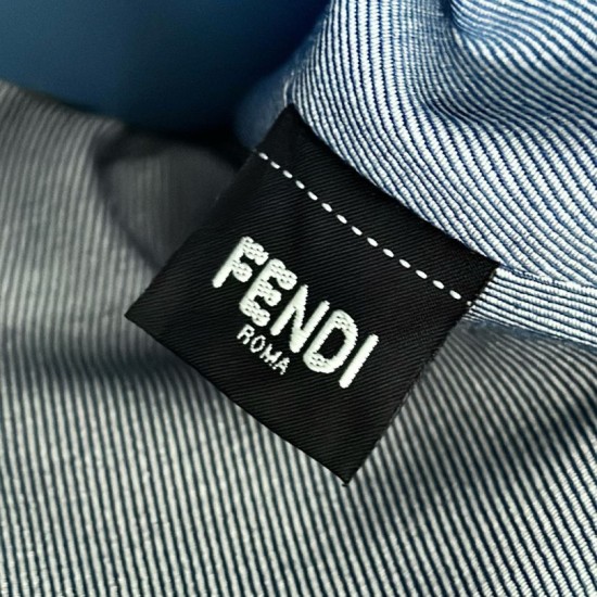 Premium Replica Fendi By The Way Medium Soft Handbag Blue Clone