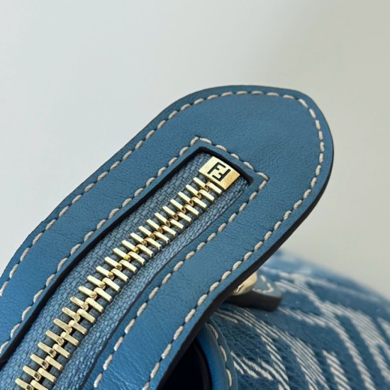Premium Replica Fendi By The Way Medium Soft Handbag Blue Clone