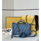 Premium Replica Fendi By The Way Medium Soft Handbag Blue Clone