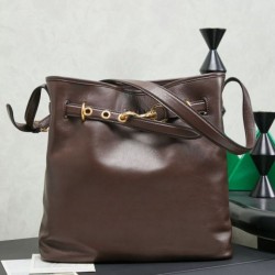 Premium Replica Miu Miu Aventure Nappa Bucket Crossbody Bag Coffee Clone