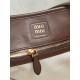 Premium Replica Miu Miu Aventure Nappa Bucket Crossbody Bag Coffee Clone