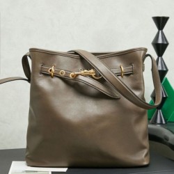 Premium Replica Miu Miu Aventure Nappa Bucket Crossbody Bag Brown Radica Clone