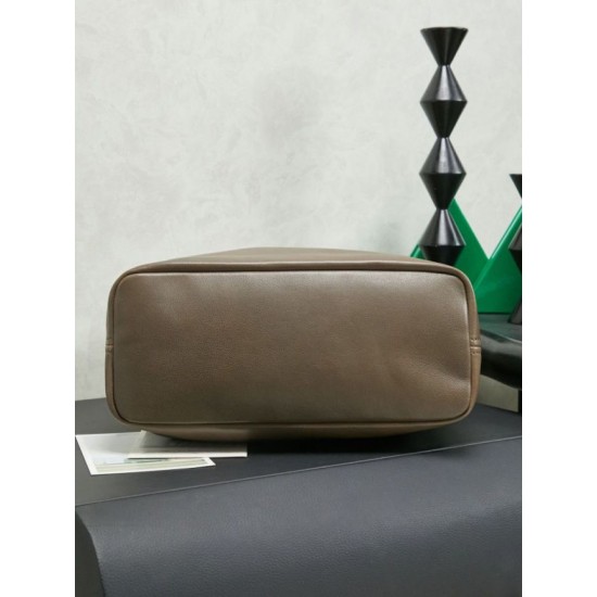 Premium Replica Miu Miu Aventure Nappa Bucket Crossbody Bag Brown Radica Clone