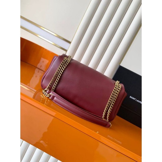 Premium Replica YSL Saint Laurent Calypso Medium Shoulder Bag Brown Clone