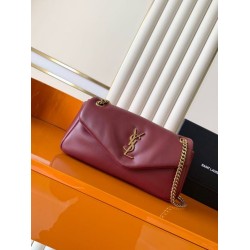 Premium Replica YSL Saint Laurent Calypso Medium Shoulder Bag Brown Clone