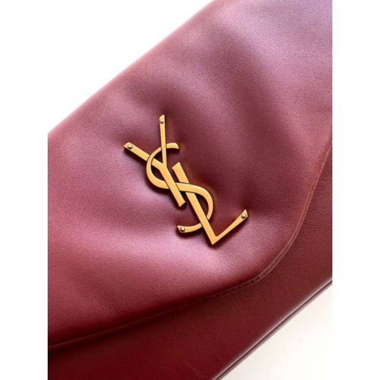 Premium Replica YSL Saint Laurent Calypso Medium Shoulder Bag Brown Clone