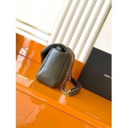 Premium Replica YSL Saint Laurent Calypso Medium Shoulder Bag Moss Clone