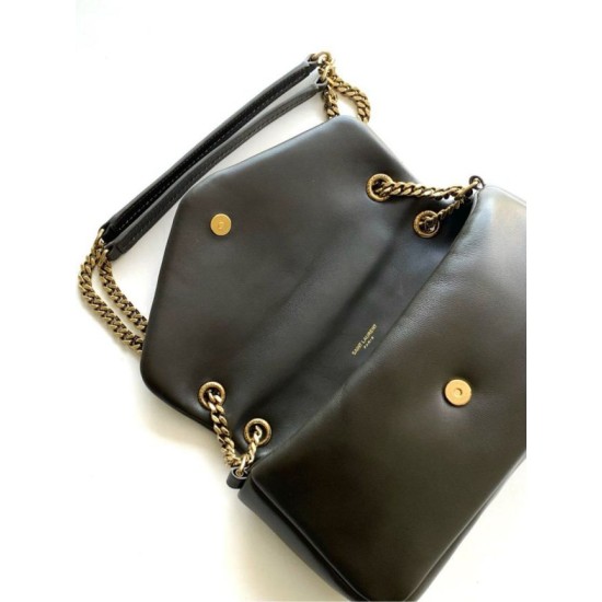 Premium Replica YSL Saint Laurent Calypso Medium Shoulder Bag Moss Clone