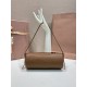 AAAA Fake Miu Miu Compact Nappa Clutch 5NE851 Brown Inspired Knockoff Premium Replica Miu Miu Compact Nappa Clutch 5NE851 Brown Clone