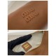 AAAA Fake Miu Miu Compact Nappa Clutch 5NE851 Brown Inspired Knockoff Premium Replica Miu Miu Compact Nappa Clutch 5NE851 Brown Clone