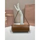 AAAA Fake Miu Miu Compact Nappa Clutch 5NE851 Brown Inspired Knockoff Premium Replica Miu Miu Compact Nappa Clutch 5NE851 Brown Clone