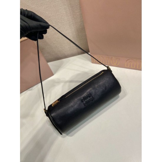 Premium Replica Miu Miu Compact Nappa Clutch 5NE851 Black Clone