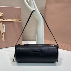 Premium Replica Miu Miu Compact Nappa Clutch 5NE851 Black Clone