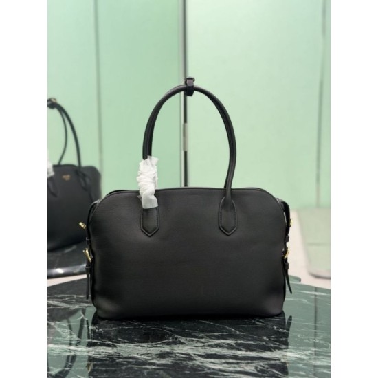 Premium Replica Prada Large Tote Bag 1BG600 Black Clone