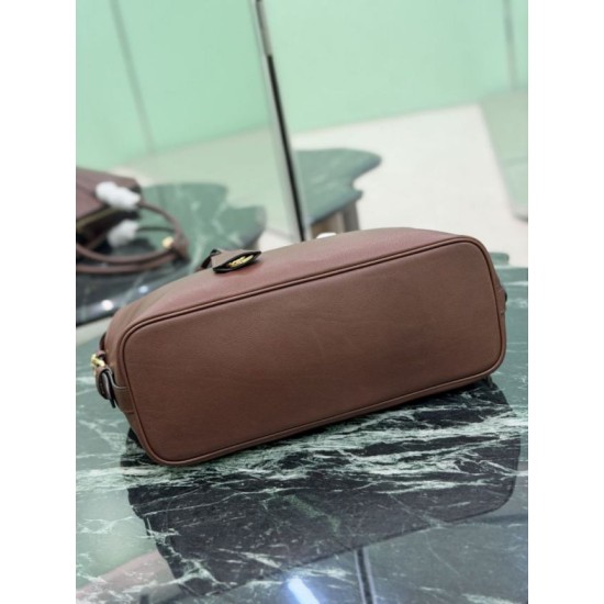 Premium Replica Prada Large Tote Bag 1BG600 Brown Clone