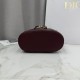 AAAA Fake Dior Lady Dior Micro Washbag Bordeaux Inspired Knockoff Premium Replica Dior Lady Dior Micro Washbag Bordeaux Clone