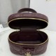 AAAA Fake Dior Lady Dior Micro Washbag Bordeaux Inspired Knockoff Premium Replica Dior Lady Dior Micro Washbag Bordeaux Clone