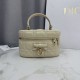 AAAA Fake Dior Lady Dior Micro Washbag Apricot Inspired Knockoff Premium Replica Dior Lady Dior Micro Washbag Apricot Clone