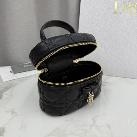 Premium Replica Dior Lady Dior Micro Washbag Black Clone