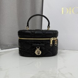 Premium Replica Dior Lady Dior Micro Washbag Black Clone
