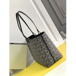 AAAA Fake Loewe East West Luxury Tote Bag Anagram Jacquard Inspired Knockoff Premium Replica Loewe East West Luxury Tote Bag Anagram Jacquard Clone