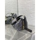 Premium Replica Dior Medium D-Journey bag denim jacquard with oblique motif blue Clone