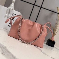 Premium Replica Loewe Flamenco medium handbag pink Clone