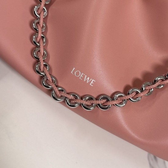 Premium Replica Loewe Flamenco medium handbag pink Clone