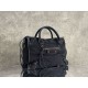 Premium Replica Balenciaga Le City bag black washed denim Clone